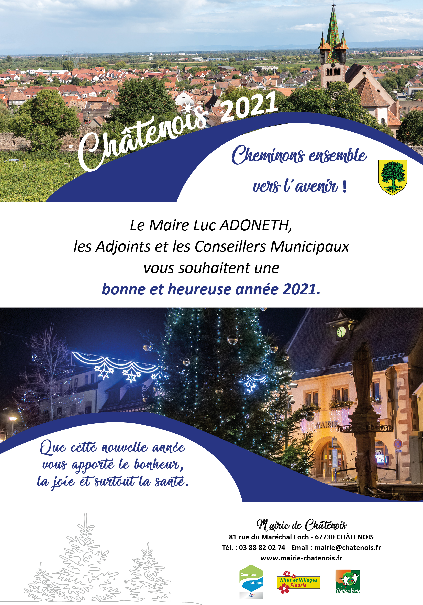 Joyeuses Fetes De Fin D Annee Commune De Chatenois En Alsace