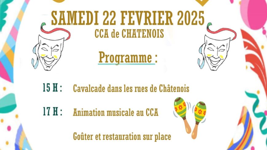 Carnaval : information circulation et stationnement