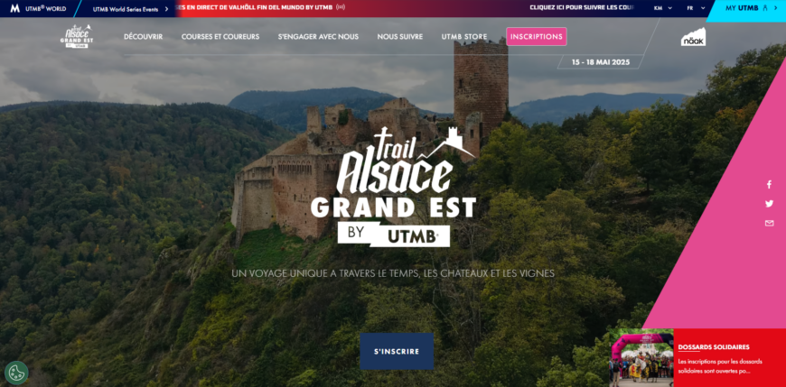 Trail Alsace Grand Est by UTMB : Recherche de bénévoles les 16 et 17 mai 2025 !